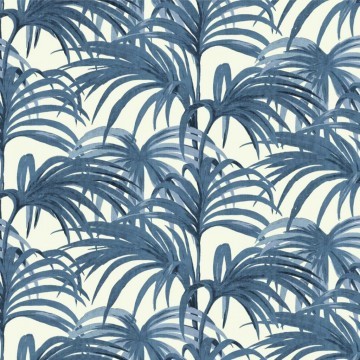 PALMERAL WALLPAPER OFF WHITE / AZURE
