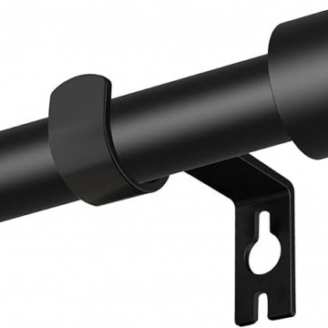 Soporte cortina negro